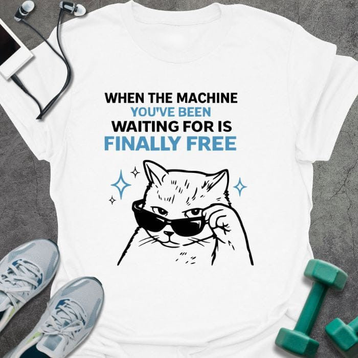 Finally Free T-Shirt - Gym Graphic Tee - Gift for Gym Lovers - Unisex