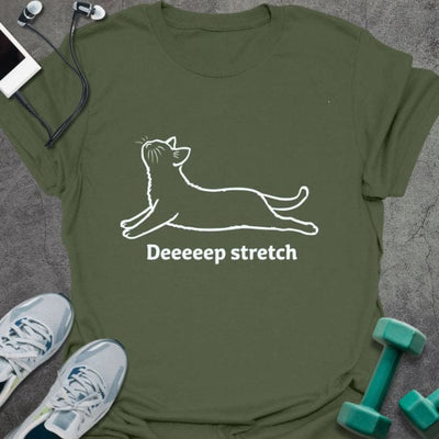 Deep Stretch T-Shirt - Gym Graphic Tee - Gift for Gym Lovers - Unisex