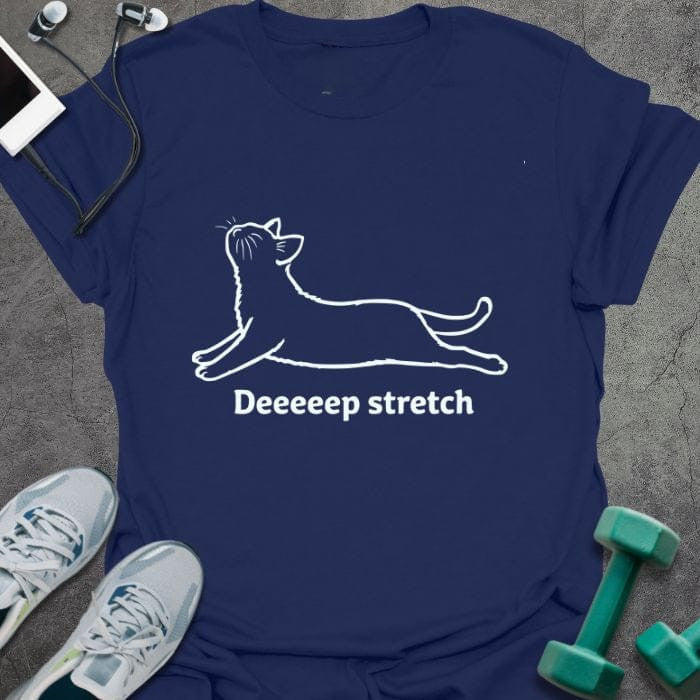 Deep Stretch T-Shirt - Gym Graphic Tee - Gift for Gym Lovers - Unisex