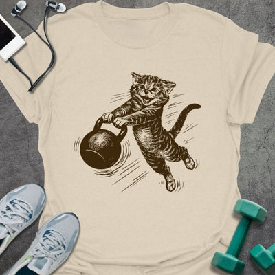 Cat Swing T-Shirt - Gym Graphic Tee - Gift for Gym Lovers - Unisex