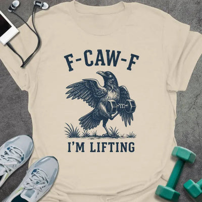 Caw Lifting T-Shirt - Gym Graphic Tee - Gift for Gym Lovers - Unisex