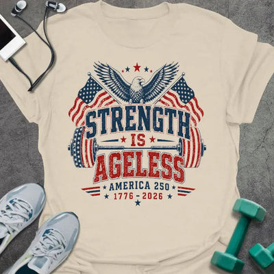 Eagle Ageless T-Shirt - Gym Graphic Tee - Gift for Gym Lovers - Unisex