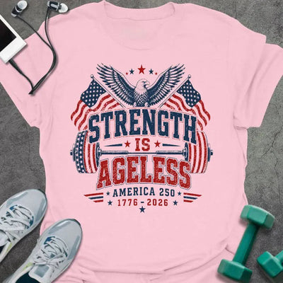 Eagle Ageless T-Shirt - Gym Graphic Tee - Gift for Gym Lovers - Unisex