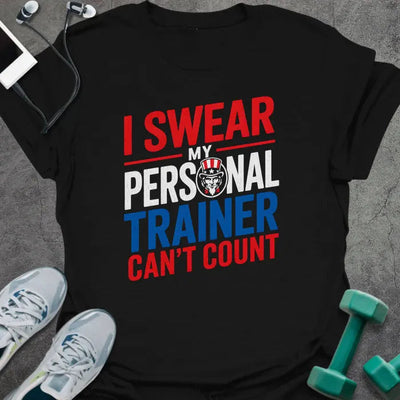 Cant Count T-Shirt - Gym Graphic Tee - Gift for Gym Lovers - Unisex