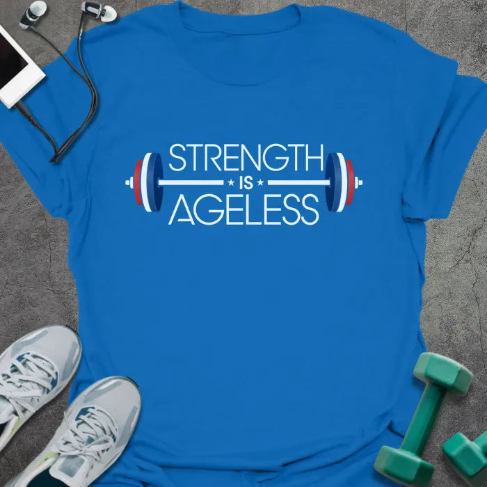 Ageless Plates T-Shirt - Gym Graphic Tee - Gift for Gym Lovers - Unisex