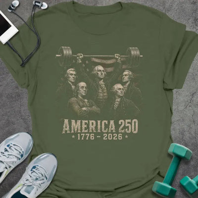 Founders Press T-Shirt - Gym Graphic Tee - Gift for Gym Lovers - Unisex