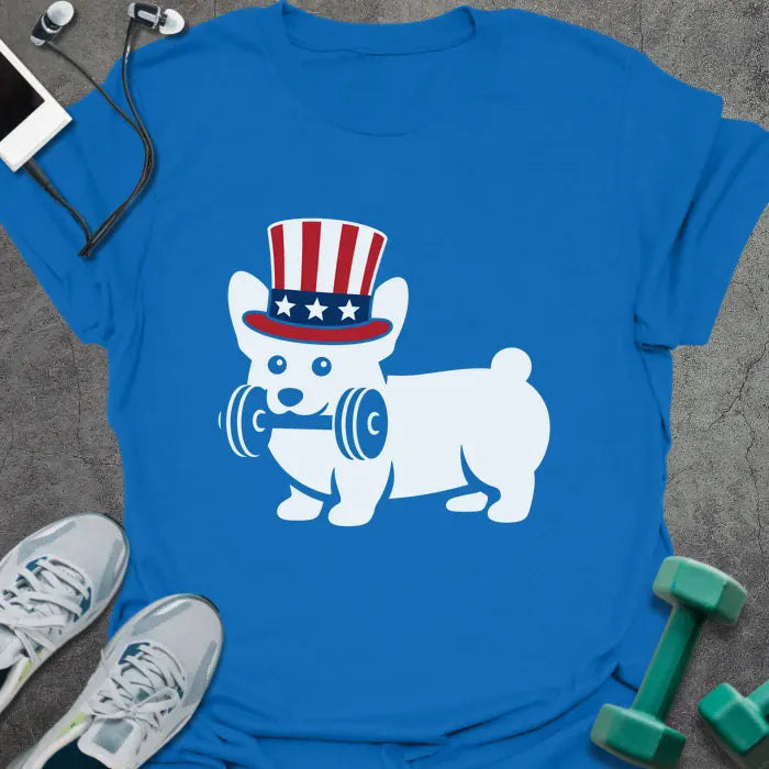 Corgi Carries T-Shirt - Gym Graphic Tee - Gift for Gym Lovers - Unisex