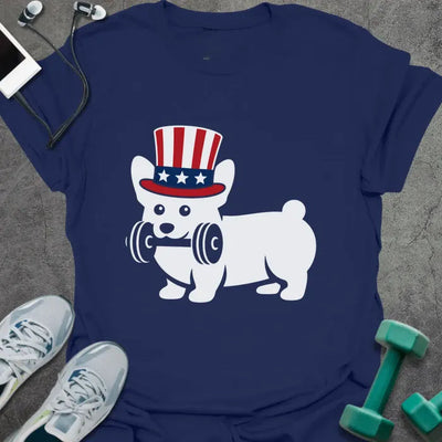 Corgi Carries T-Shirt - Gym Graphic Tee - Gift for Gym Lovers - Unisex