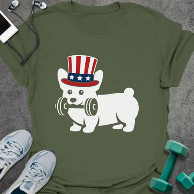Corgi Carries T-Shirt - Gym Graphic Tee - Gift for Gym Lovers - Unisex