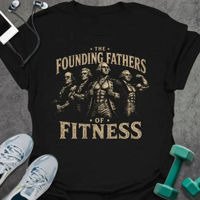 Founding Fitness T-Shirt - Gym Graphic Tee - Gift for Gym Lovers - Unisex