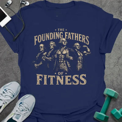 Founding Fitness T-Shirt - Gym Graphic Tee - Gift for Gym Lovers - Unisex