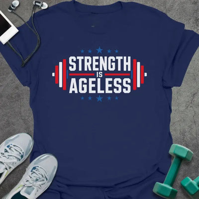Ageless Badge T-Shirt - Gym Graphic Tee - Gift for Gym Lovers - Unisex