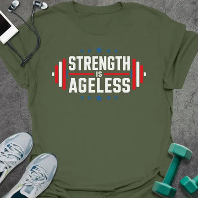 Ageless Badge T-Shirt - Gym Graphic Tee - Gift for Gym Lovers - Unisex