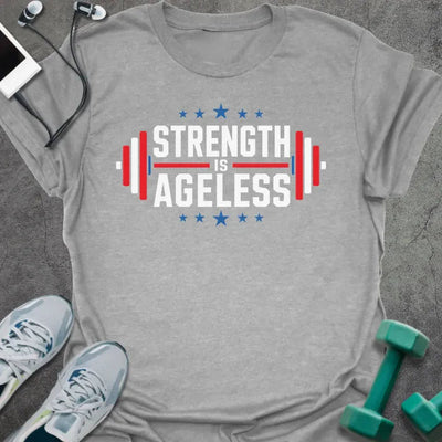 Ageless Badge T-Shirt - Gym Graphic Tee - Gift for Gym Lovers - Unisex