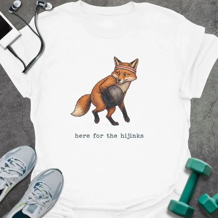 Fox Hijinks T-Shirt - Gym Graphic Tee - Gift for Gym Lovers - Unisex
