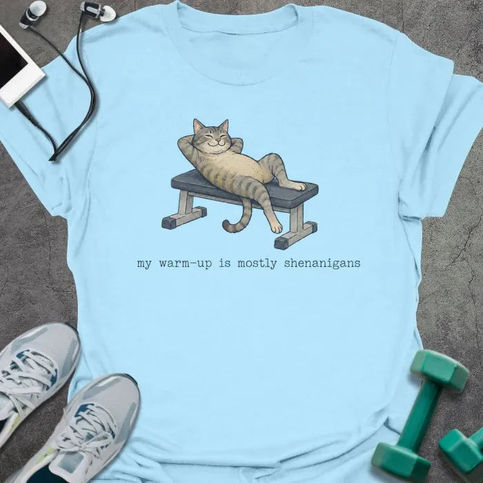 Cat Shenanigans T-Shirt - Gym Graphic Tee - Gift for Gym Lovers - Unisex