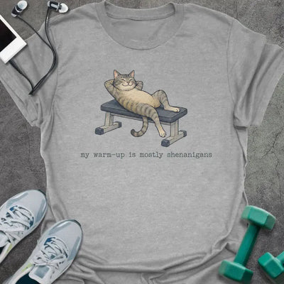 Cat Shenanigans T-Shirt - Gym Graphic Tee - Gift for Gym Lovers - Unisex