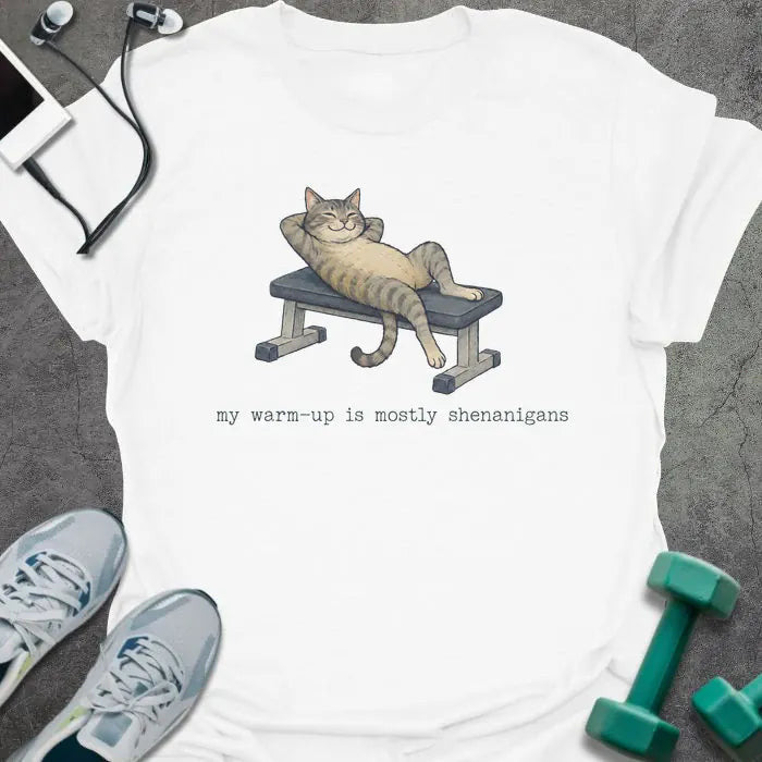 Cat Shenanigans T-Shirt - Gym Graphic Tee - Gift for Gym Lovers - Unisex