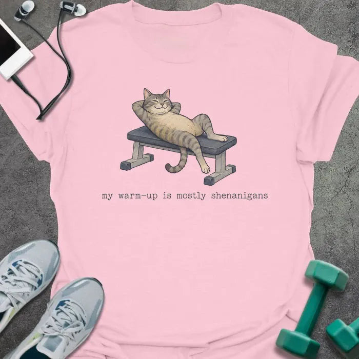 Cat Shenanigans T-Shirt - Gym Graphic Tee - Gift for Gym Lovers - Unisex