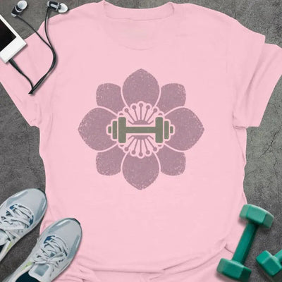 Cherry Dumbbell T-Shirt - Gym Graphic Tee - Gift for Gym Lovers - Unisex