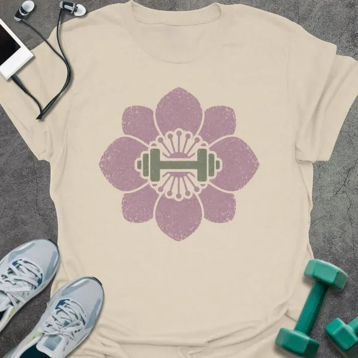 Cherry Dumbbell T-Shirt - Gym Graphic Tee - Gift for Gym Lovers - Unisex