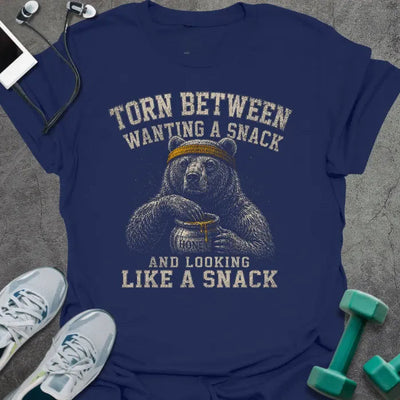 Bear Snack T-Shirt - Gym Graphic Tee - Gift for Gym Lovers - Unisex
