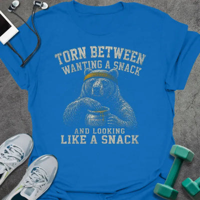 Bear Snack T-Shirt - Gym Graphic Tee - Gift for Gym Lovers - Unisex