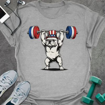 Frenchie Presses T-Shirt - Gym Graphic Tee - Gift for Gym Lovers - Unisex