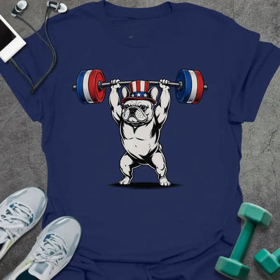 Frenchie Presses T-Shirt - Gym Graphic Tee - Gift for Gym Lovers - Unisex