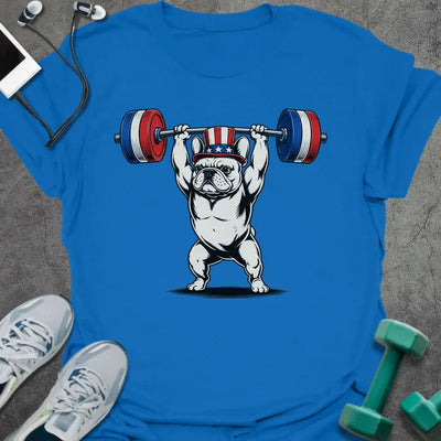 Frenchie Presses T-Shirt - Gym Graphic Tee - Gift for Gym Lovers - Unisex