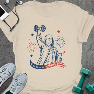 Franklin Celebrates T-Shirt - Gym Graphic Tee - Gift for Gym Lovers - Unisex