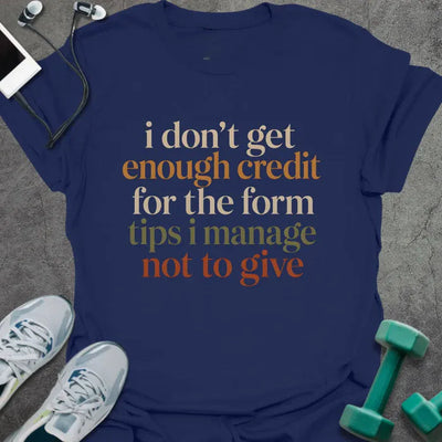 Form Tips T-Shirt - Gym Graphic Tee - Gift for Gym Lovers - Unisex