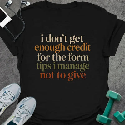 Form Tips T-Shirt - Gym Graphic Tee - Gift for Gym Lovers - Unisex