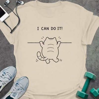 Cat Pullup T-Shirt - Gym Graphic Tee - Gift for Gym Lovers - Unisex