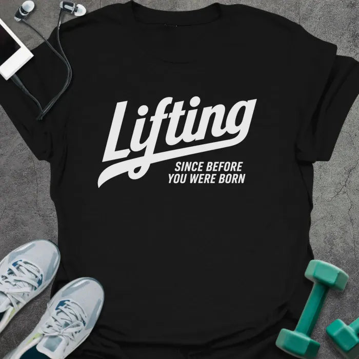 Born Lifting T-Shirt - Gym Graphic Tee - Gift for Gym Lovers - Unisex