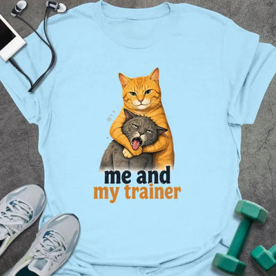 Cat Trainer T-Shirt - Gym Graphic Tee - Gift for Gym Lovers - Unisex