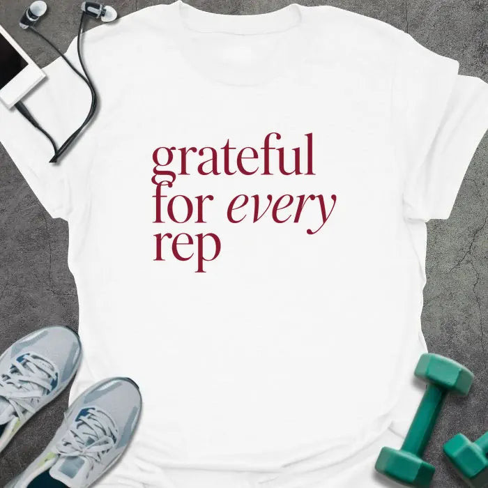 Every Rep T-Shirt - Gym Graphic Tee - Gift for Gym Lovers - Unisex