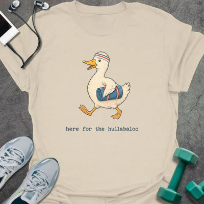 Duck Hullabaloo T-Shirt - Gym Graphic Tee - Gift for Gym Lovers - Unisex