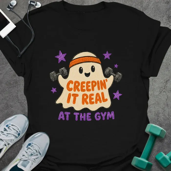 Creepin Real T-Shirt - Gym Graphic Tee - Gift for Gym Lovers - Unisex