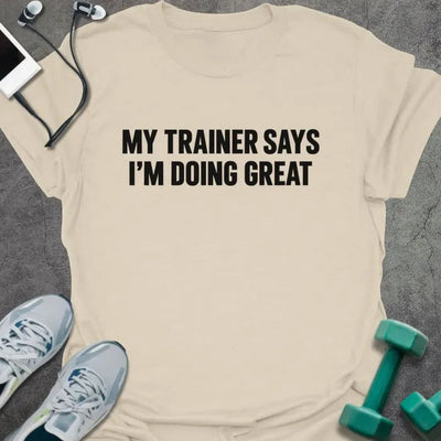 Doing Great T-Shirt - Gym Graphic Tee - Gift for Gym Lovers - Unisex