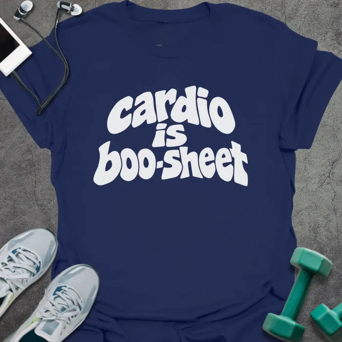 Cardio Boo T-Shirt - Gym Graphic Tee - Gift for Gym Lovers - Unisex