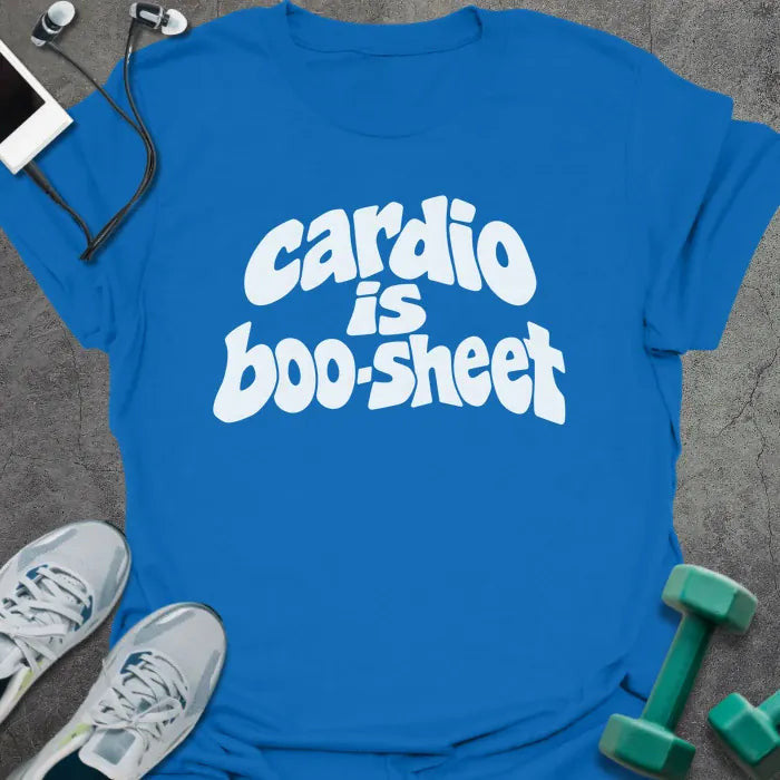 Cardio Boo T-Shirt - Gym Graphic Tee - Gift for Gym Lovers - Unisex