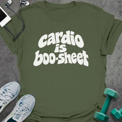 Cardio Boo T-Shirt - Gym Graphic Tee - Gift for Gym Lovers - Unisex
