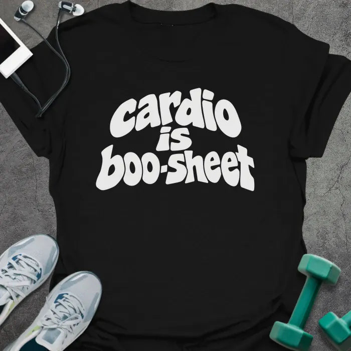Cardio Boo T-Shirt - Gym Graphic Tee - Gift for Gym Lovers - Unisex