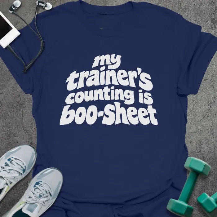 Counting Boo T-Shirt - Gym Graphic Tee - Gift for Gym Lovers - Unisex