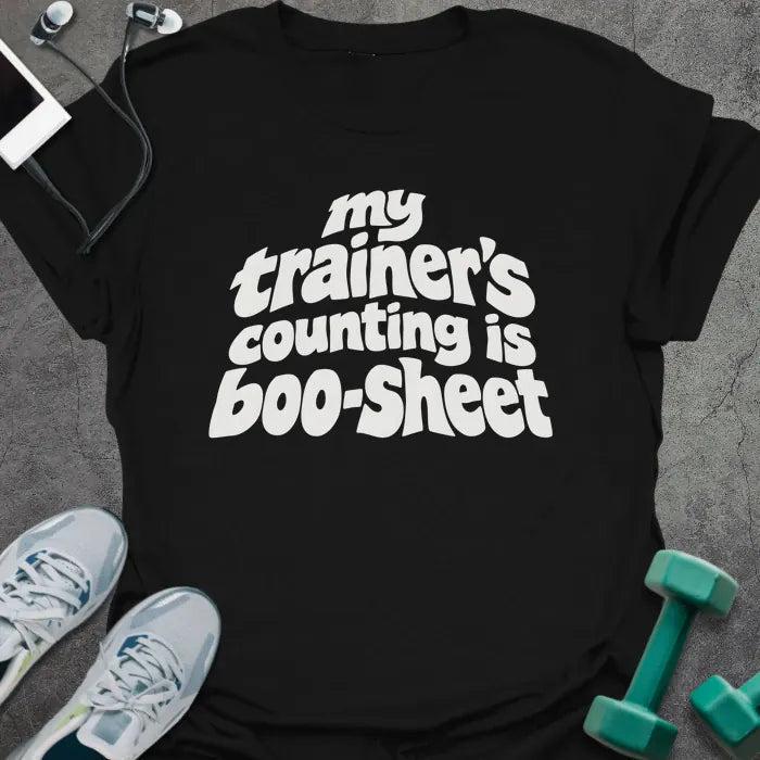 Counting Boo T-Shirt - Gym Graphic Tee - Gift for Gym Lovers - Unisex