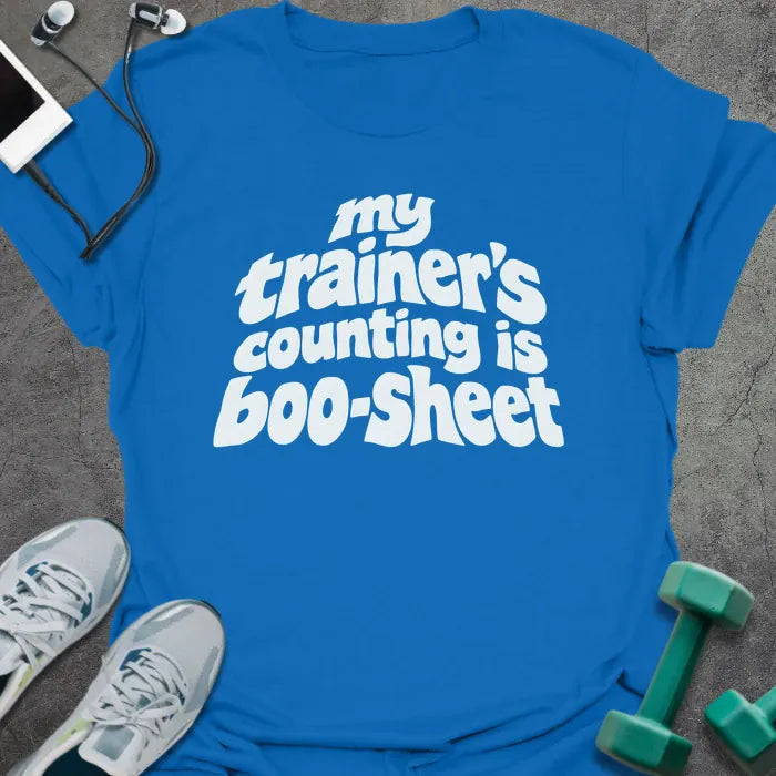Counting Boo T-Shirt - Gym Graphic Tee - Gift for Gym Lovers - Unisex
