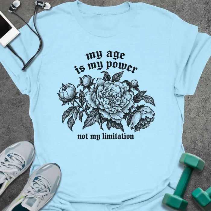Dark Peonies T-Shirt - Gym Graphic Tee - Gift for Gym Lovers - Unisex