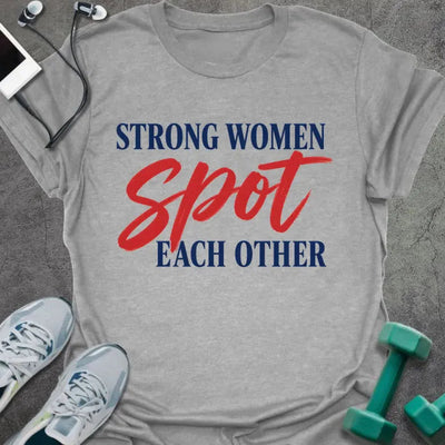 Women Spot T-Shirt - Gym Graphic Tee - Gift for Gym Lovers - Unisex