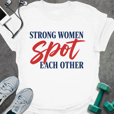 Women Spot T-Shirt - Gym Graphic Tee - Gift for Gym Lovers - Unisex